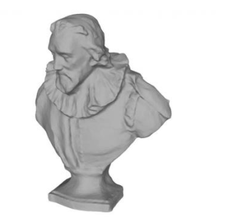 人物半身雕塑SU模型下载_sketchup草图大师SKP模型