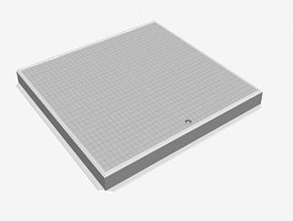 铝制金属排水地板SU模型下载_sketchup草图大师SKP模型