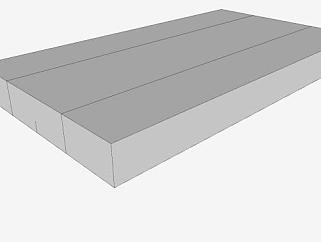 车床模具铝板SU模型下载_sketchup草图大师SKP模型