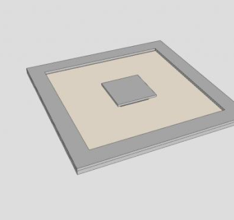 天花板金属板SU模型下载_sketchup草图大师SKP模型
