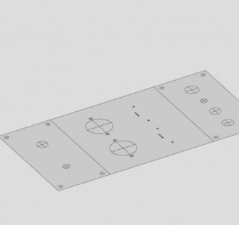 薄铝板SU模型下载_sketchup草图大师SKP模型