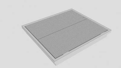 厚板铝钢地板SU模型下载_sketchup草图大师SKP模型