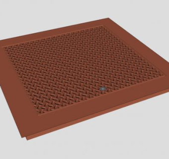 钢制不排水地板SU模型下载_sketchup草图大师SKP模型