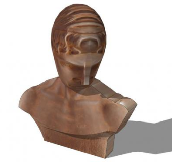 人物雕塑雕像SU模型下载_sketchup草图大师SKP模型