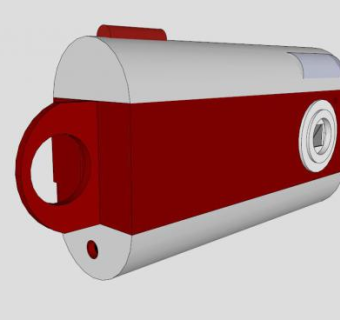 钥匙链数码相机SU模型下载_sketchup草图大师SKP模型