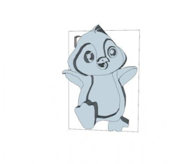 企鹅钥匙链SU模型下载_sketchup草图大师SKP模型