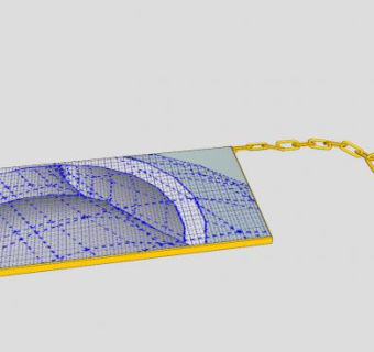 金属密匙环SU模型下载_sketchup草图大师SKP模型