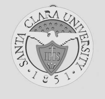 圣克拉拉大学徽章钥匙链SU模型下载_sketchup草图大师SKP模型