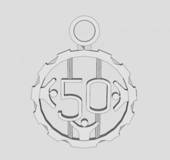 现代钥匙圈SU模型下载_sketchup草图大师SKP模型