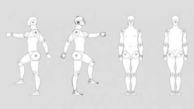 全人模特摆件SU模型下载_sketchup草图大师SKP模型