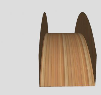 木材拱桥SU模型下载_sketchup草图大师SKP模型