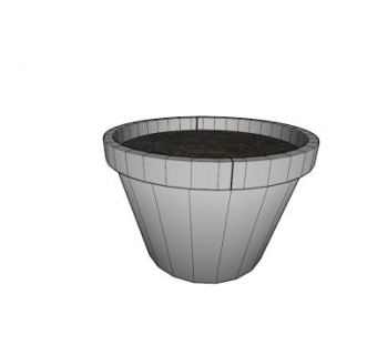 植物盆栽花瓶SU模型下载_sketchup草图大师SKP模型