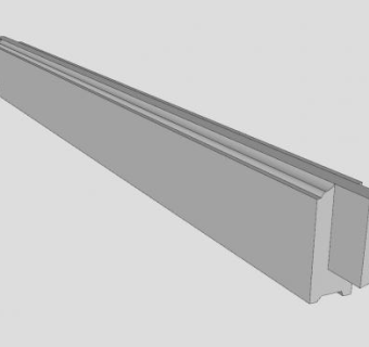窗框底部导轨SU模型下载_sketchup草图大师SKP模型