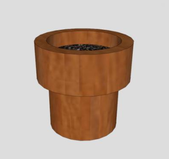 花盆瓦盆SU模型下载_sketchup草图大师SKP模型