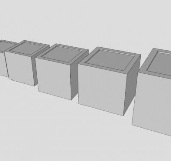 工作室花瓶SU模型下载_sketchup草图大师SKP模型