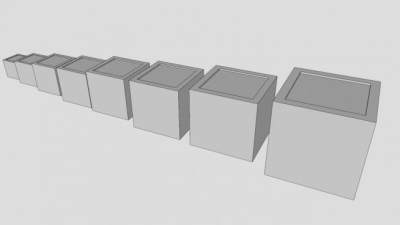 工作室花瓶SU模型下载_sketchup草图大师SKP模型