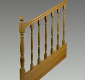 楼梯护栏扶手立柱SU模型下载_sketchup草图大师SKP模型