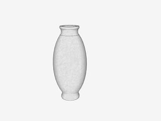 现代陈设陶瓷花瓶SU模型下载_sketchup草图大师SKP模型