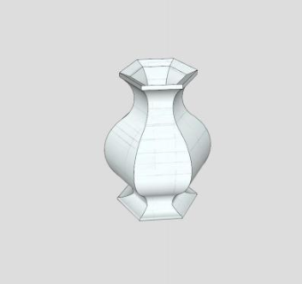 工艺品陶瓷罐SU模型下载_sketchup草图大师SKP模型
