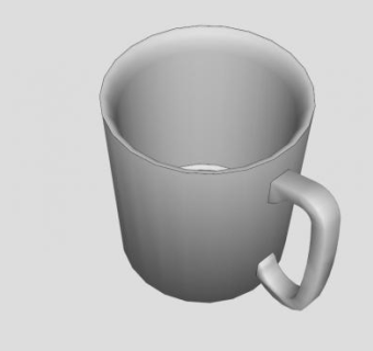 陶瓷咖啡杯SU模型下载_sketchup草图大师SKP模型