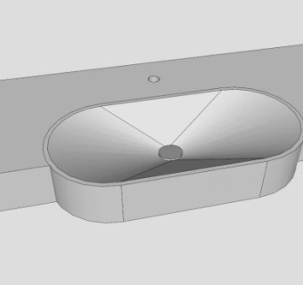 陶瓷卫浴洗手盆SU模型下载_sketchup草图大师SKP模型