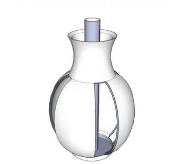 创意陶瓷花瓶SU模型下载_sketchup草图大师SKP模型