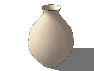 短款<em>陶瓷花瓶</em>SU模型下载_sketchup草图大师SKP模型