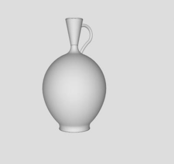 现代陶瓷花瓶摆设SU模型下载_sketchup草图大师SKP模型