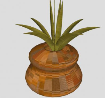 植物苗盆栽SU模型下载_sketchup草图大师SKP模型