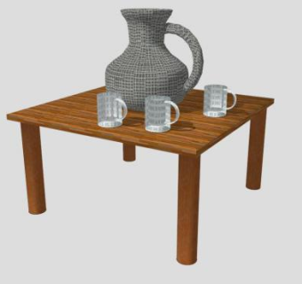 水壶陶瓷杯子SU模型下载_sketchup草图大师SKP模型
