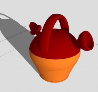 典型西班牙陶罐SU模型下载_sketchup草图大师SKP模型