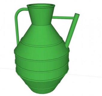 绿色清洗罐SU模型下载_sketchup草图大师SKP模型