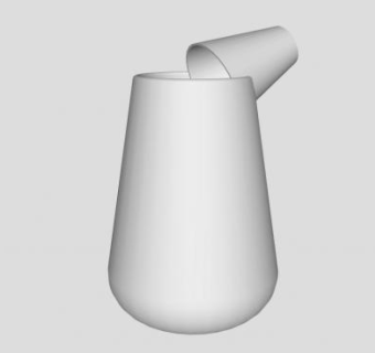 陶瓷白色罐子SU模型下载_sketchup草图大师SKP模型