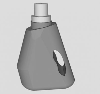 洗衣粉瓶SU模型下载_sketchup草图大师SKP模型