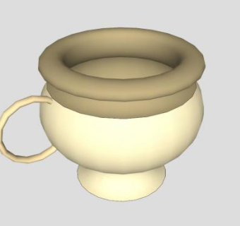 陶罐酒缸SU模型下载_sketchup草图大师SKP模型