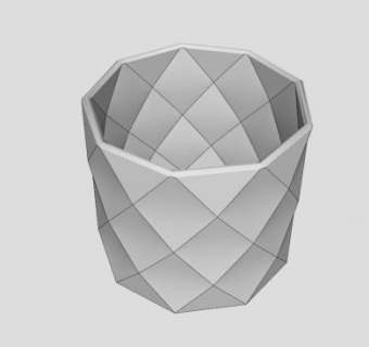 现代小丑花瓶SU模型下载_sketchup草图大师SKP模型