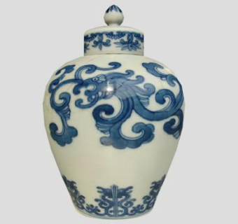 中式陶艺品SU模型下载_sketchup草图大师SKP模型