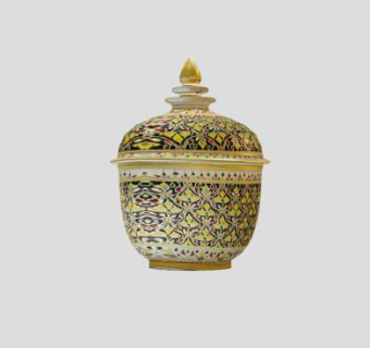 泰国陶艺品SU模型下载_sketchup草图大师SKP模型