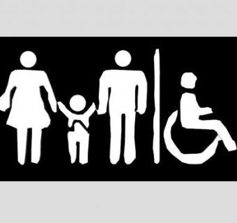 家庭卫生间标志SU模型下载_sketchup草图大师SKP模型