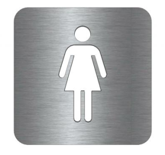 女性厕所标志SU模型下载_sketchup草图大师SKP模型