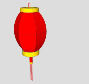 传统中国灯笼SU模型下载_sketchup草图大师SKP模型