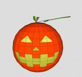 现代南瓜灯SU模型下载_sketchup草图大师SKP模型