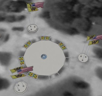 外式旗杆SU模型下载_sketchup草图大师SKP模型