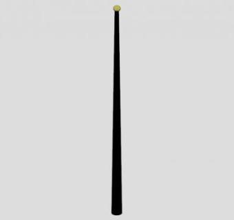 洋基队旗杆SU模型下载_sketchup草图大师SKP模型
