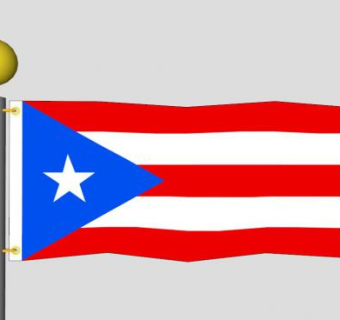 波多黎挂件旗杆SU模型下载_sketchup草图大师SKP模型