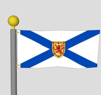 新斯科舍旗杆SU模型下载_sketchup草图大师SKP模型