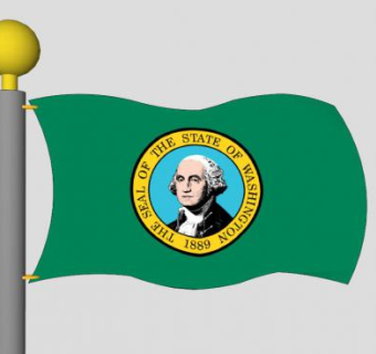 华盛顿州挂件旗杆SU模型下载_sketchup草图大师SKP模型