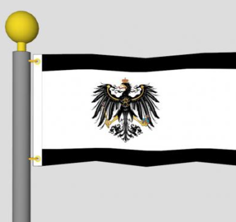 普鲁士旗杆SU模型下载_sketchup草图大师SKP模型