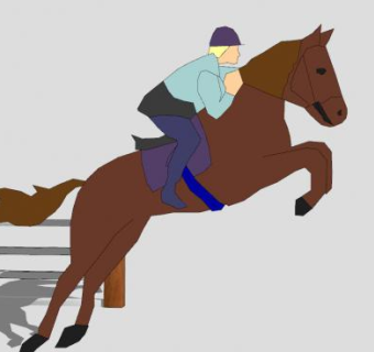 骑马的男人SU模型下载_sketchup草图大师SKP模型