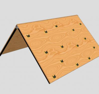 爬墙障碍SU模型下载_sketchup草图大师SKP模型